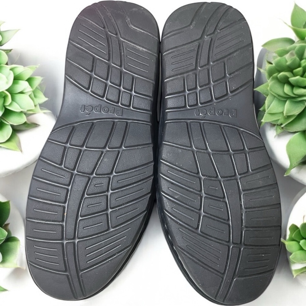 Propet Men's Black Leather Loafers☑️ - Picture 4 of 12